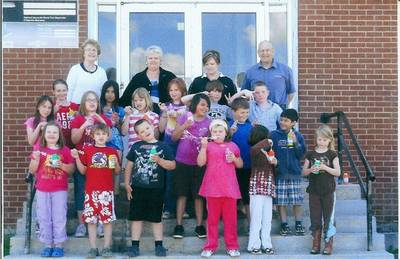 members and group leaders of the Harcourt Kids Bible Club, picture: Sheila Handrahan